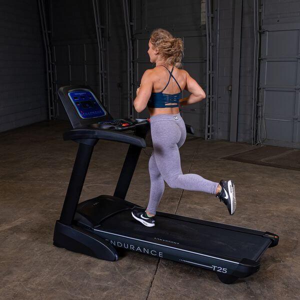 Body Solid T25 Folding Treadmill, view 9, RecovAthlete