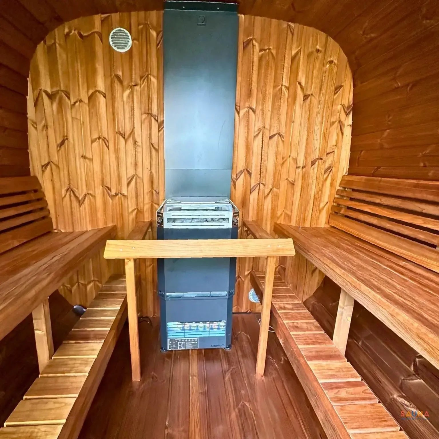 SaunaLife Model CL7G Cube-Series Outdoor Home Sauna Kit, Up to 6 Persons