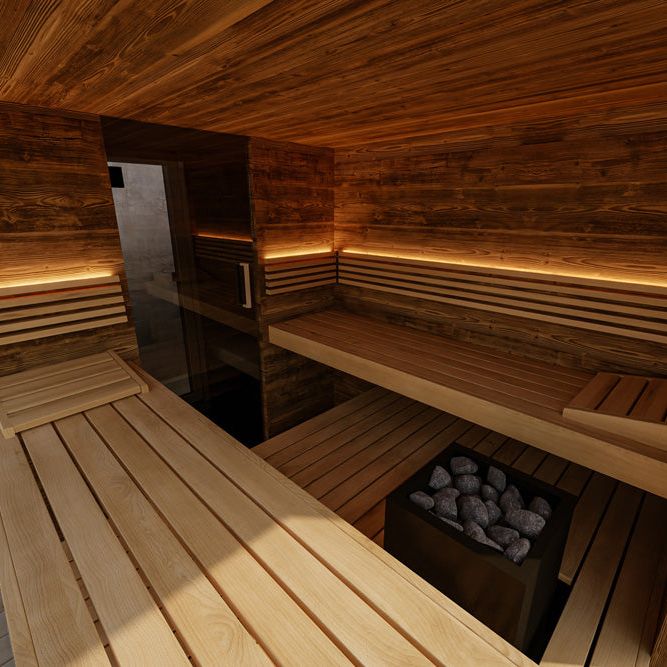 Ombra Sauna Cabin 4–6 Person Pre-assembled | ThermaSol