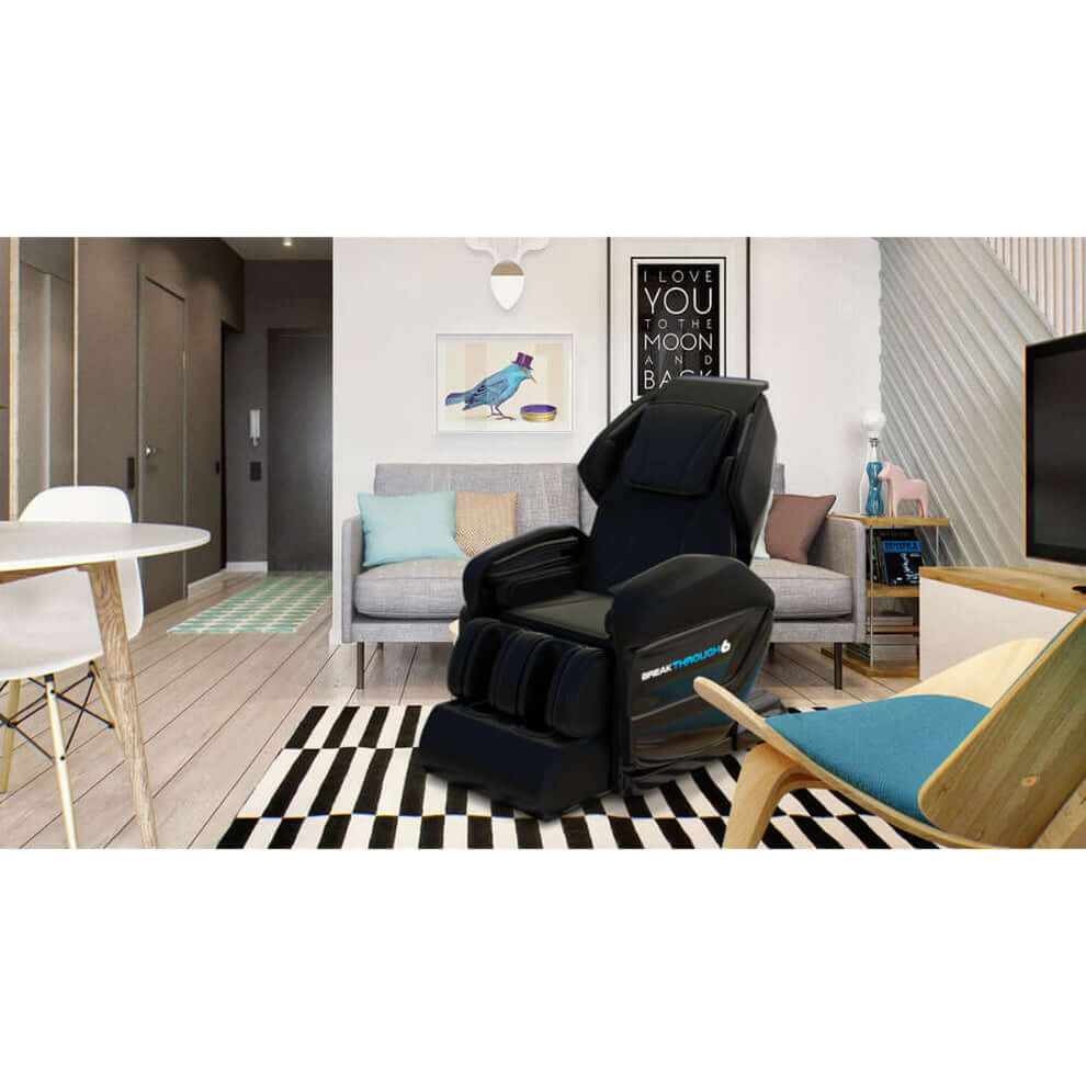 Medical Breakthrough 6 Massage Chair in a modern living room setting with painting