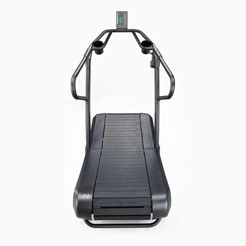 Curved 63x19" running surface of Cascade Ultra Runner Plus – RecovAthlete