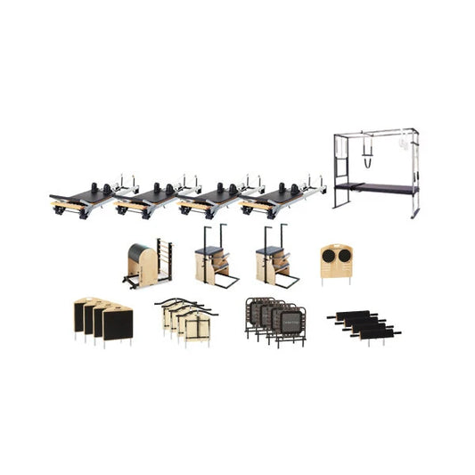 Merrithew SPX Max – Entry Level 4-Reformer Pilates Studio Package (Stackable, Lightweight)