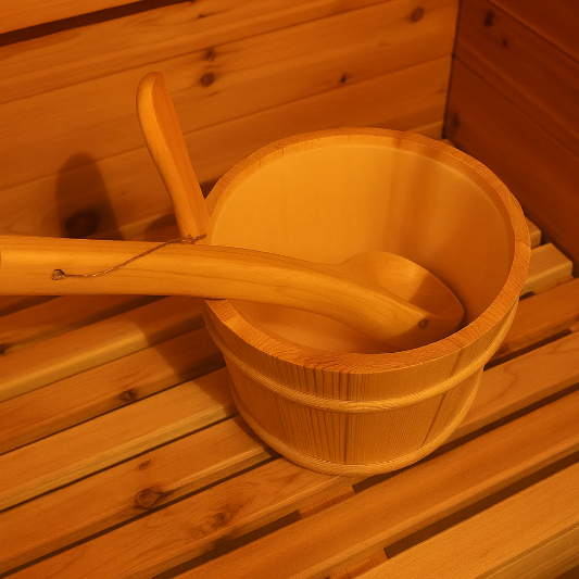 Sunray Saunas Sunray Denali 4-Person Contemporary Outdoor Sauna with Harvia Heater