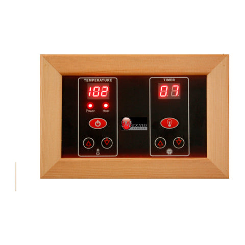 Maxxus 2-Person Full Spectrum Near Zero EMF (Under 2MG) FAR Infrared Sauna (Canadian Red Cedar)