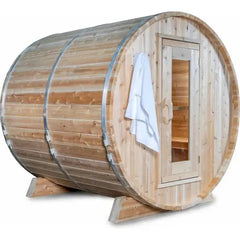 Dundalk CT Harmony 4 Person Outdoor Barrel Sauna