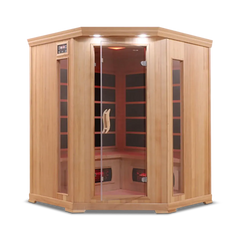 HealthSmart 4 Person Full Spectrum Corner Infrared Sauna