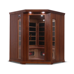 HealthSmart 4 Person Full Spectrum Corner Infrared Sauna