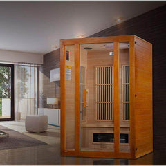 Maxxus Aspen 2-Person Low EMF FAR Infrared Sauna (Canadian Hemlock)