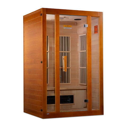 Maxxus Aspen 2-Person Low EMF FAR Infrared Sauna (Canadian Hemlock)