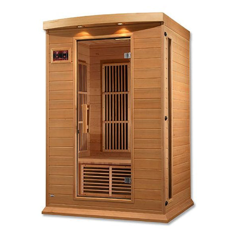 Maxxus 2-Person Low EMF FAR Infrared Sauna (Canadian Hemlock)