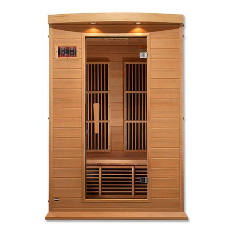 Maxxus 2-Person Low EMF FAR Infrared Sauna (Canadian Hemlock)