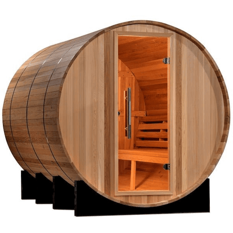 Golden Designs Marstrand Edition 6 Person Traditional Barrel Steam Sauna - Canadian Red Cedar - SJ-2006Golden Designs Inc.SaunasRecovAthlete