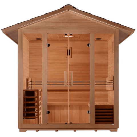 Golden Designs "Vorarlberg" 5 Person Traditional Outdoor Sauna - Canadian Hemlock - GDI-8105-01Golden Designs Inc.SaunasRecovAthlete