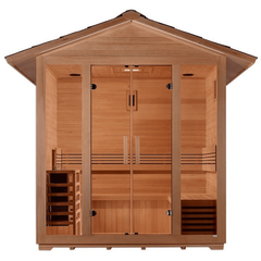 Golden Designs "Vorarlberg" 5 Person Traditional Outdoor Sauna - Canadian Hemlock - GDI-8105-01Golden Designs Inc.SaunasRecovAthlete