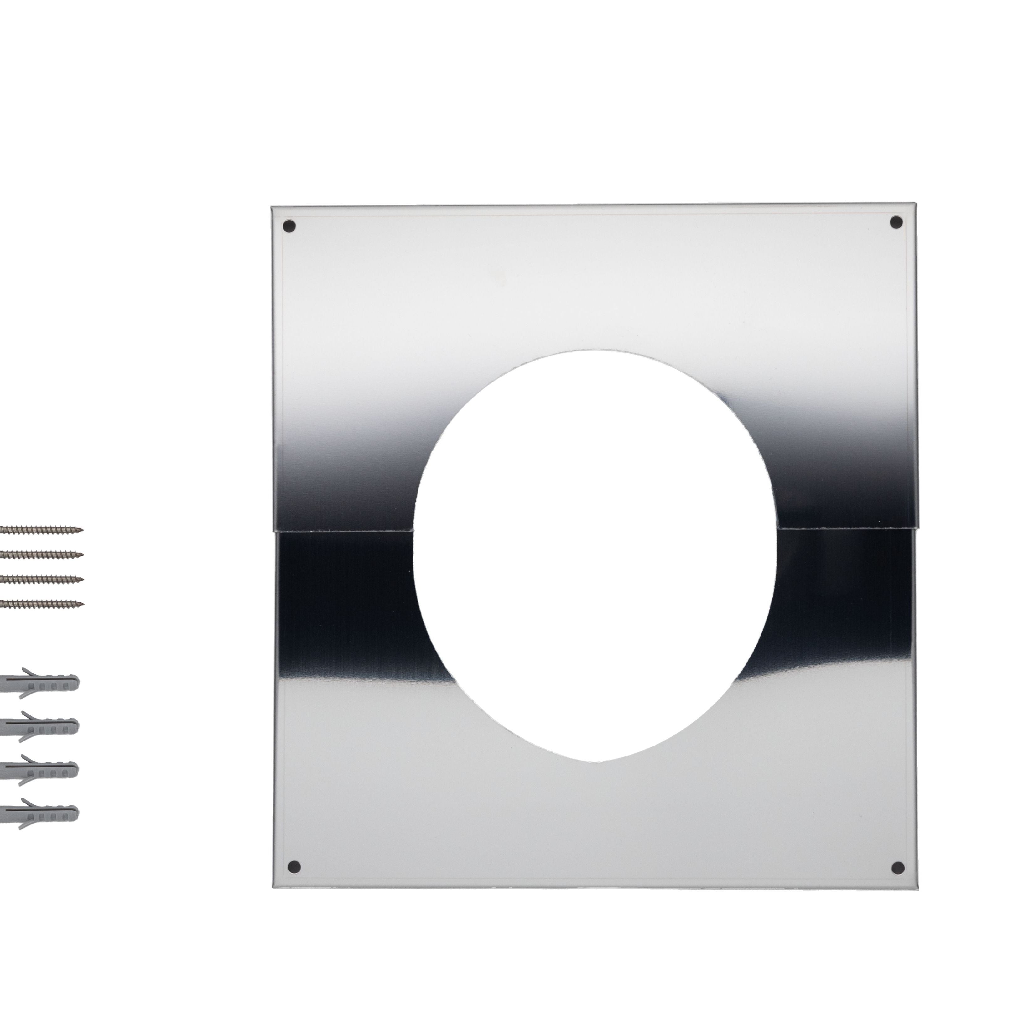Harvia WZ020115 smoke pipe lead-through flange stainless steel