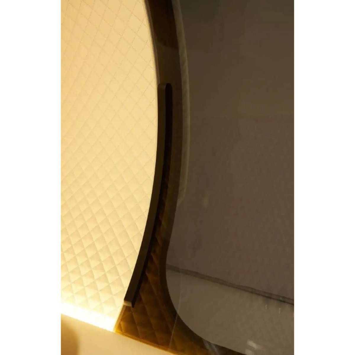 Close-up of the Macy-Pan Hyperbaric Oxygen Therapy Chamber interior design, showcasing elegant surface details.