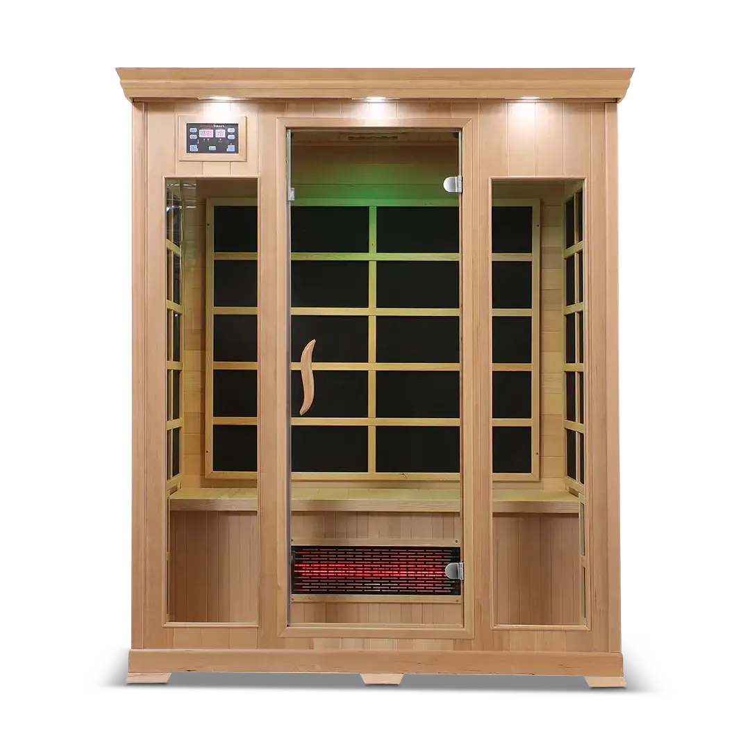 HealthSmart 3 Person Full Spectrum Infrared Sauna, view 5, RecovAthlete