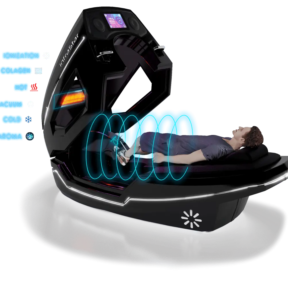 Vacuactivus InfraStar Infrared Vaccum Bike, view 33, RecovAthlete
