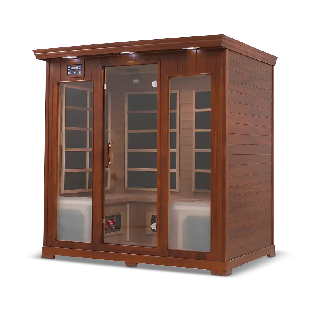 HealthSmart 4 Person Full Spectrum Infrared Sauna, view 8, RecovAthlete