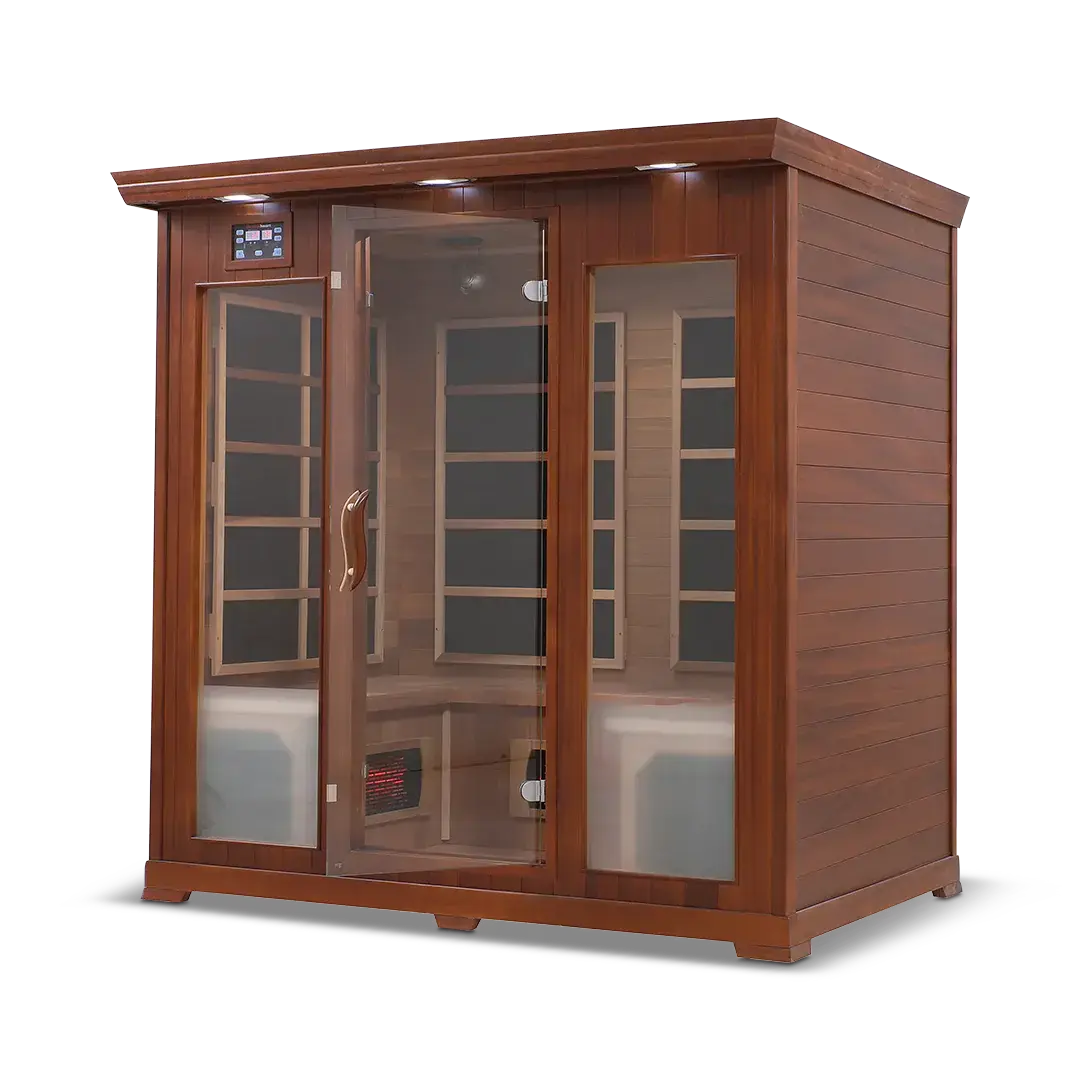 HealthSmart 4 Person Full Spectrum Infrared Sauna, view 10, RecovAthlete