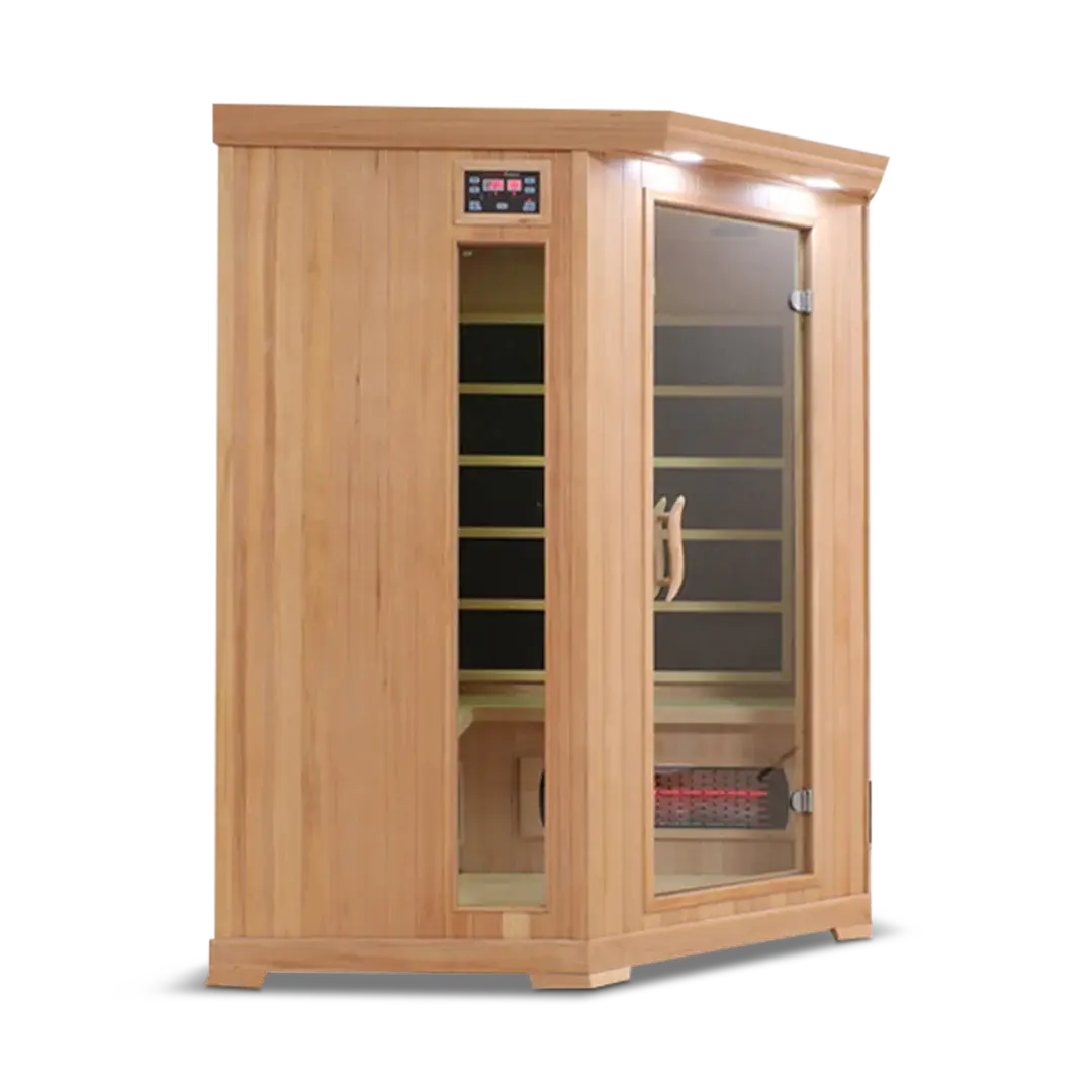 HealthSmart 4 Person Full Spectrum Corner Infrared Sauna