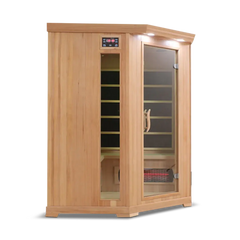 HealthSmart 4 Person Full Spectrum Corner Infrared Sauna