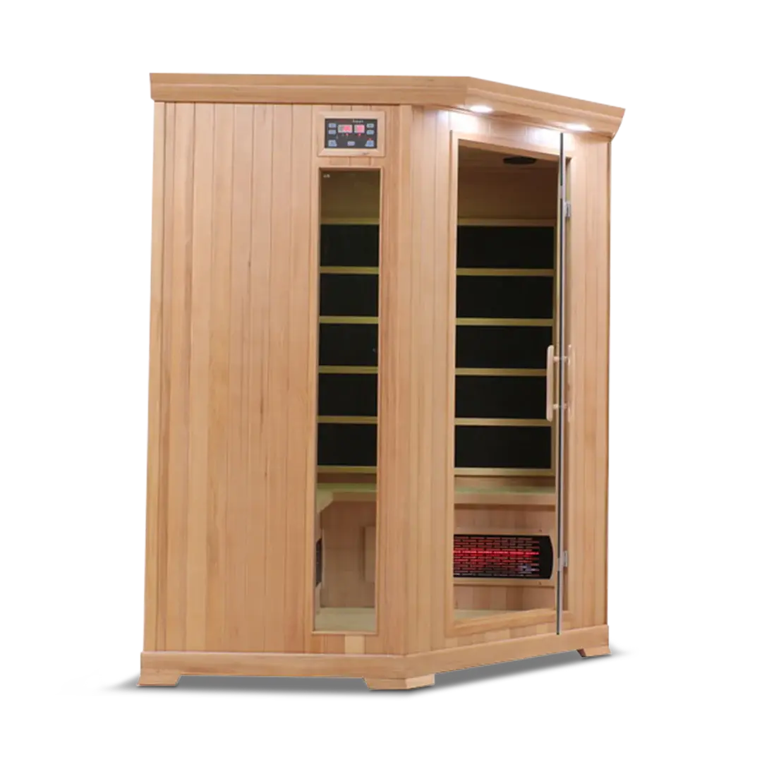 HealthSmart 4 Person Full Spectrum Corner Infrared Sauna