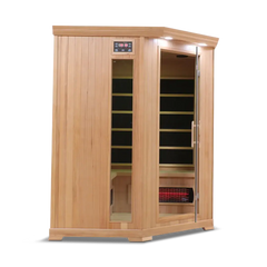 HealthSmart 4 Person Full Spectrum Corner Infrared Sauna