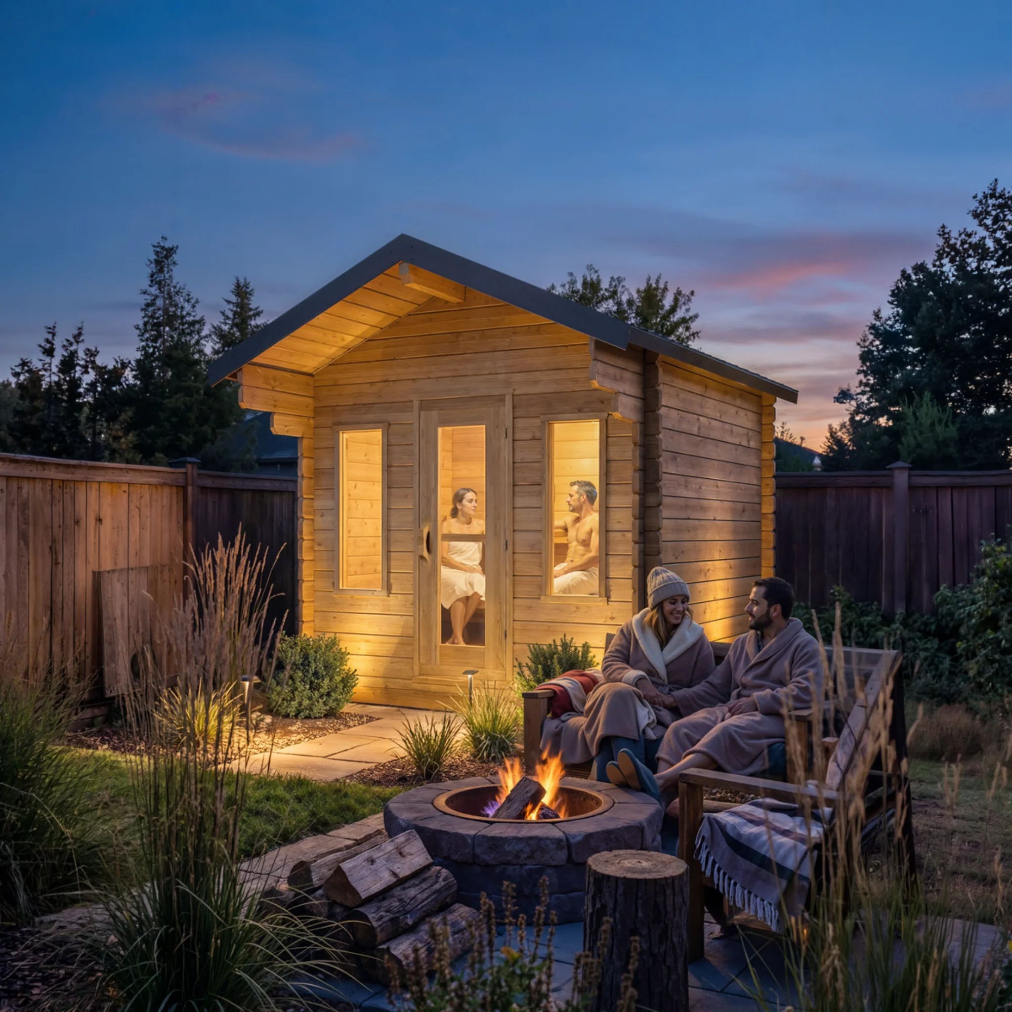 Leisurecraft CT Palmer Cabin Sauna | CTC68W, CTC68E