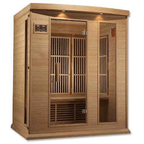 Maxxus 3-Person Low EMF FAR Infrared Sauna (Canadian Hemlock) - MX-K306-01Maxxus SaunasSaunasRecovAthlete