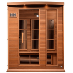 Maxxus 3-Person Near Zero EMF FAR Infrared Sauna (Canadian Red Cedar) - MX-K306-01-ZF CEDMaxxus SaunasSaunasRecovAthlete