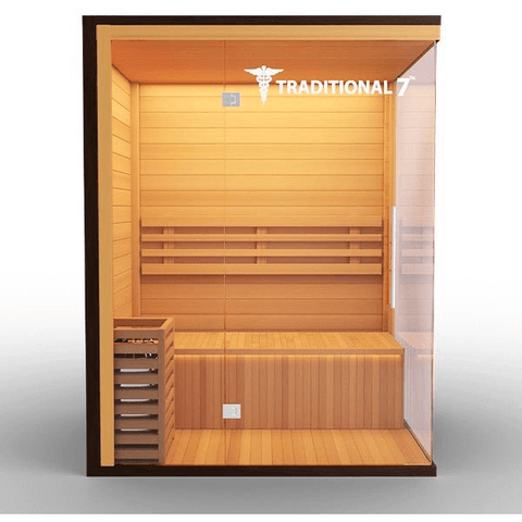 Efficient heating system in Medical Sauna Traditional 7 for hot/cold therapy