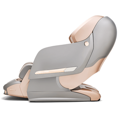 medical phantom massage chair front view in silver-Recovathlete