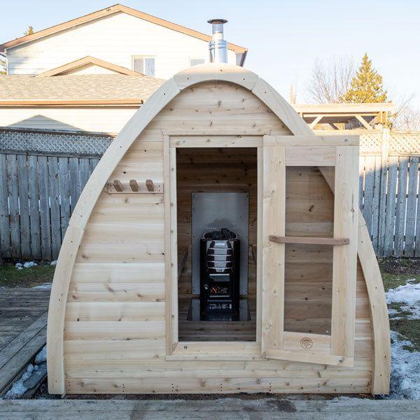 mini pod sauna