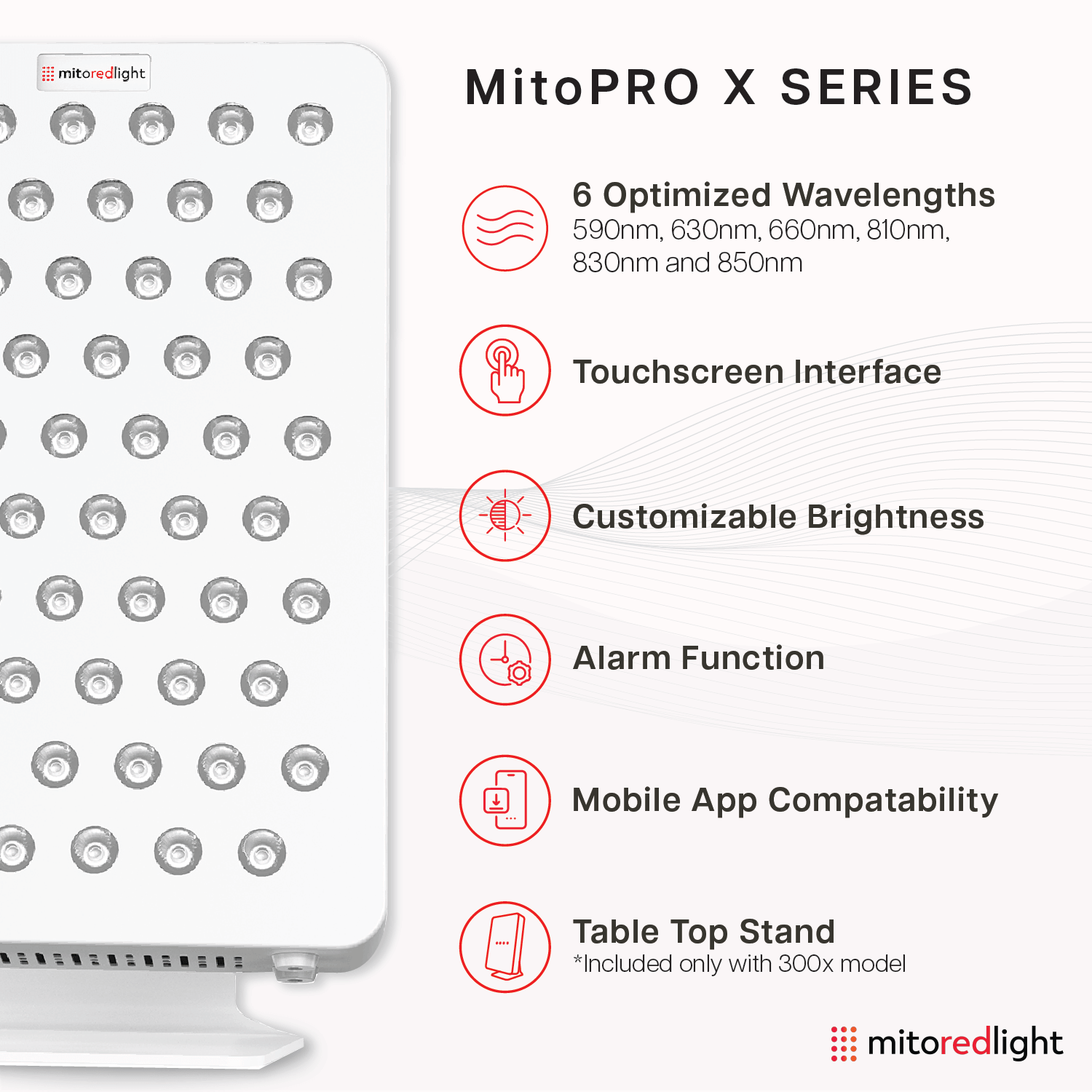 MitoPRO™ X | Red Light Therapy Panel Series