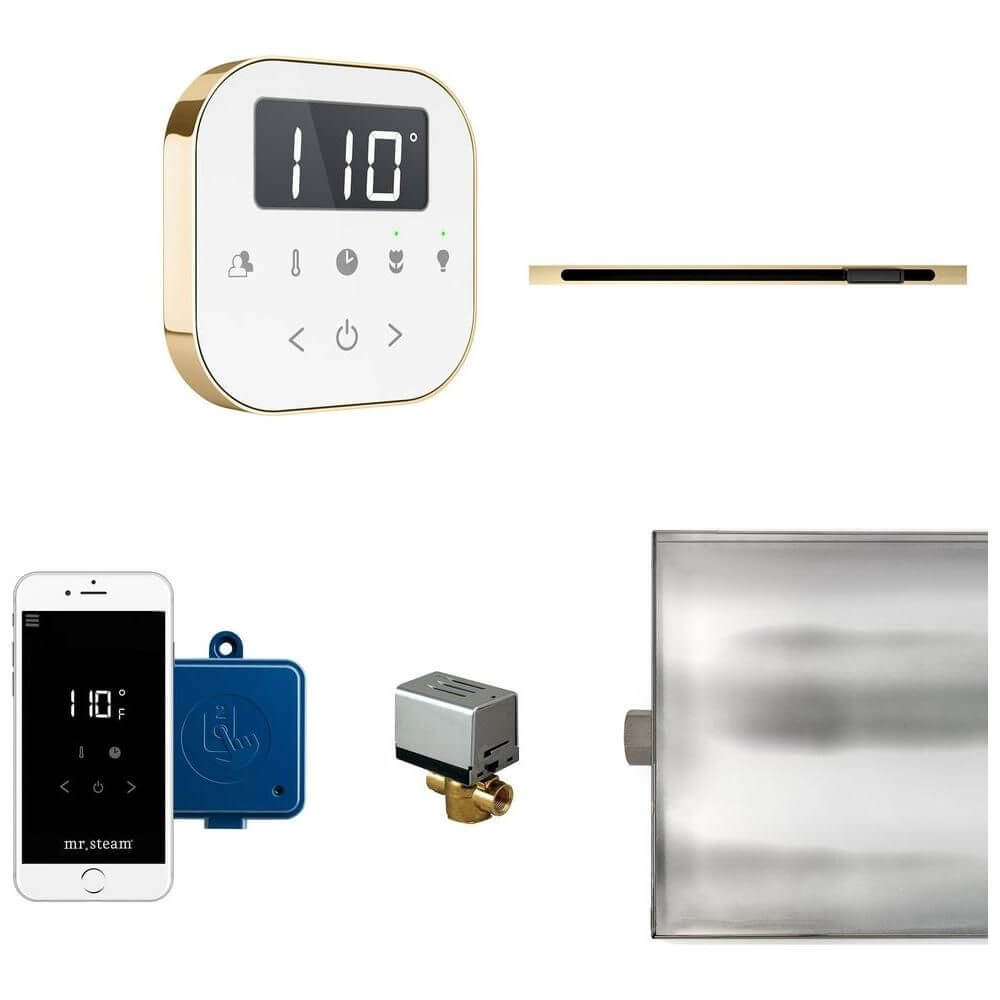Mr. Steam AirButler Linear Steam Shower Control Package with AirTempo Control and Linear SteamHead, view 13, RecovAthlete