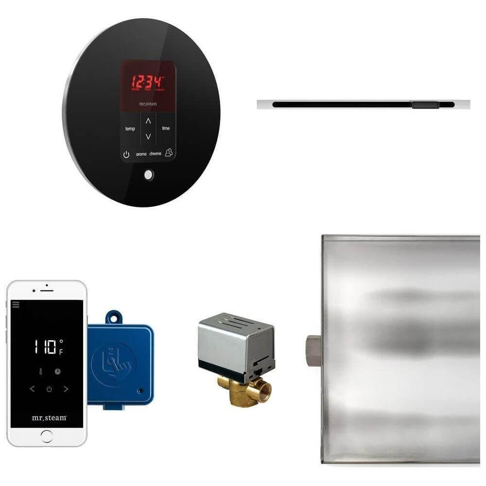 Mr. Steam Butler Linear Steam Shower Control Package with iTempoPlus Control and Linear SteamHead Round, view 2, RecovAthlete