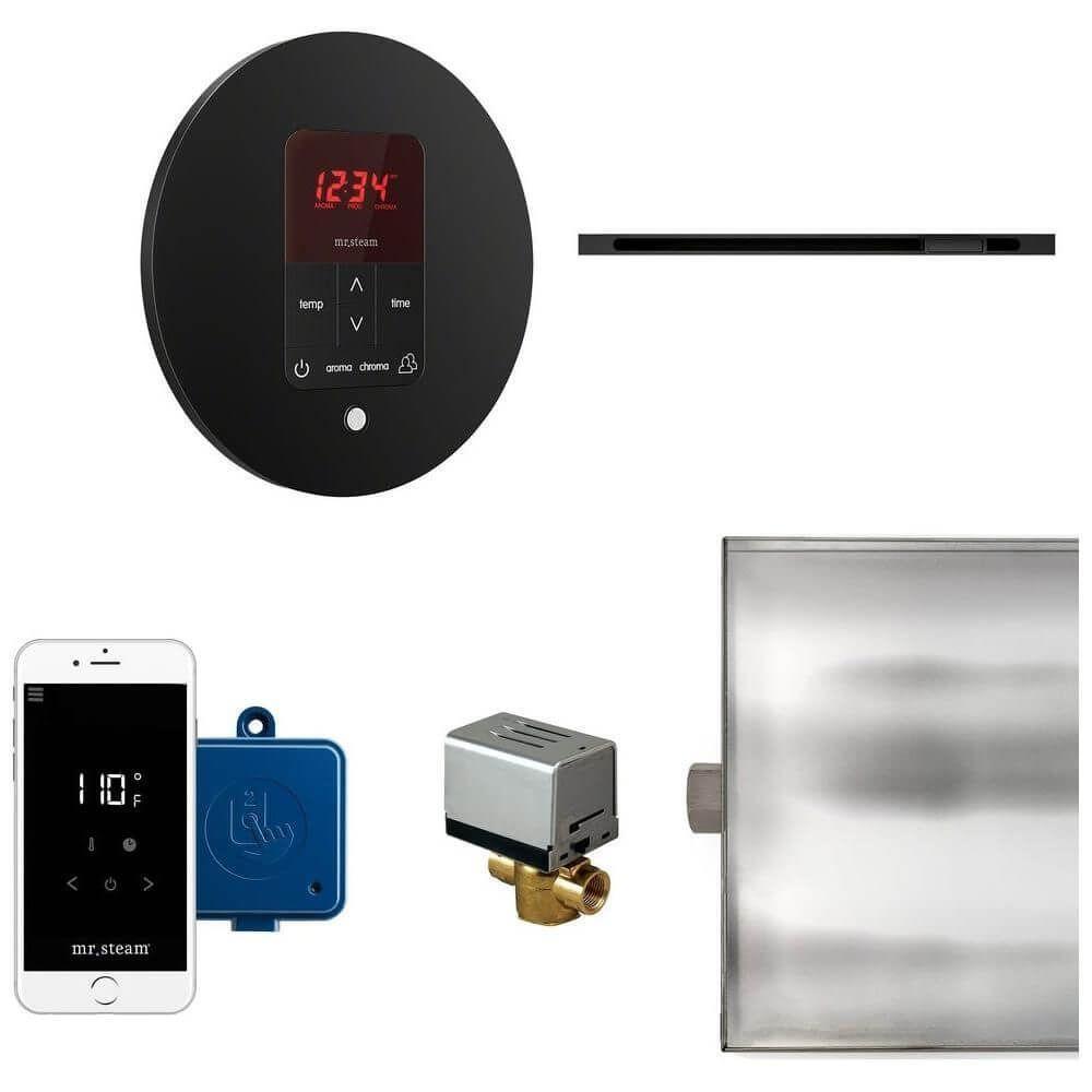 Mr. Steam Butler Linear Steam Shower Control Package with iTempoPlus Control and Linear SteamHead Round, view 4, RecovAthlete