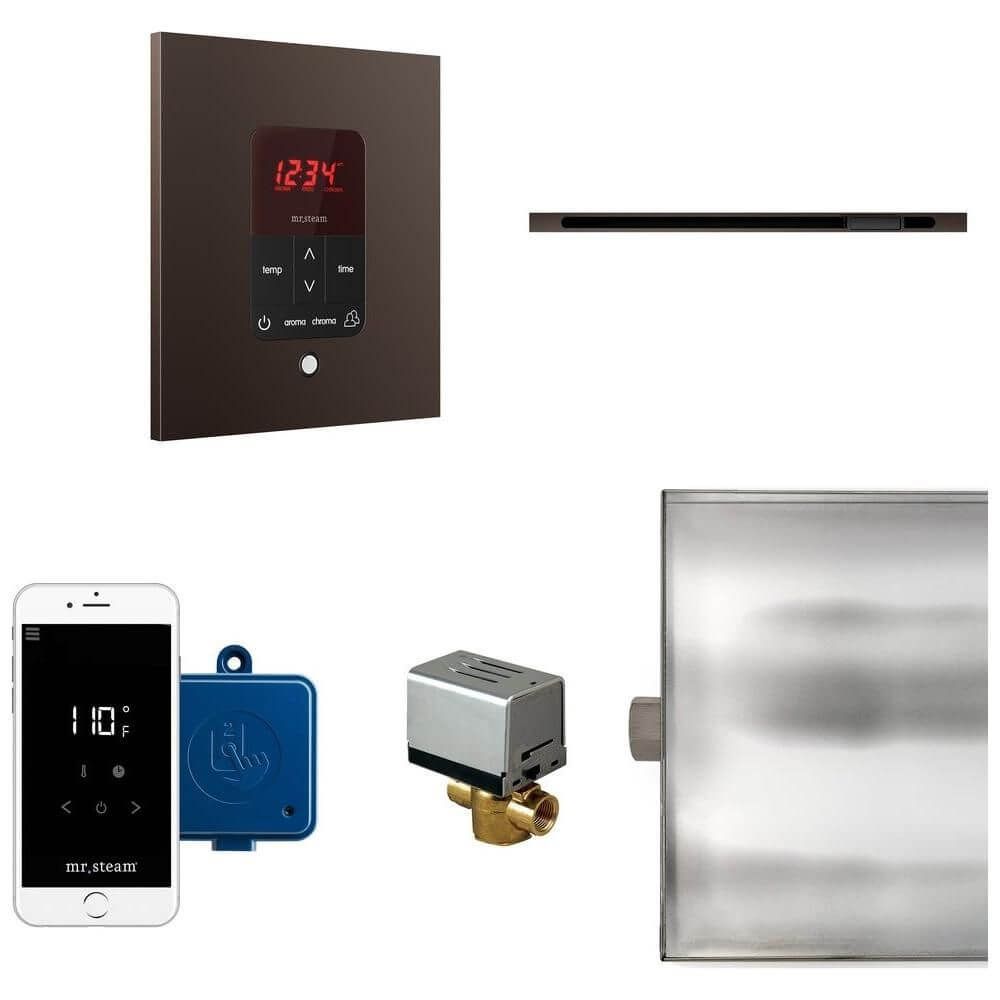 Mr. Steam Butler Linear Steam Shower Control Package with iTempoPlus Control and Linear SteamHead Square, view 5, RecovAthlete