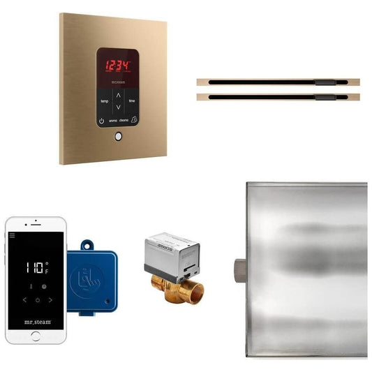 Mr. Steam Butler Max Linear Steam Shower Control Package with iTempoPlus Control and Linear SteamHead Square, RecovAthlete