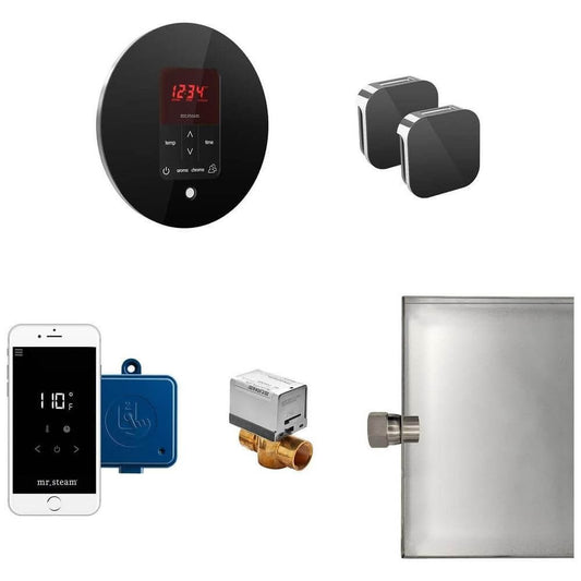 Mr. Steam Butler Max Steam Shower Control Package with iTempoPlus Control and Aroma Designer SteamHead Round, view 2, RecovAthlete