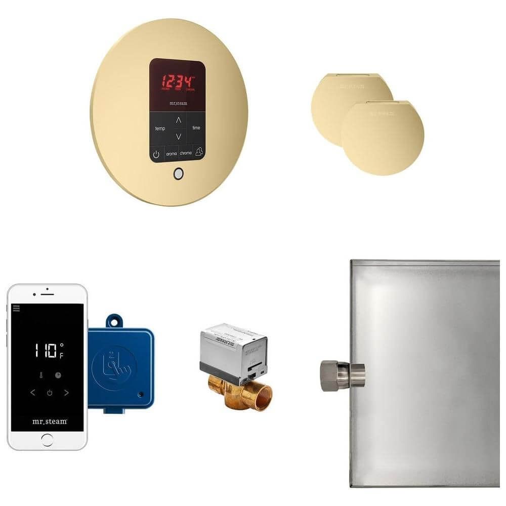 Mr. Steam Butler Max Steam Shower Control Package with iTempoPlus Control and Aroma Designer SteamHead Round, view 10, RecovAthlete