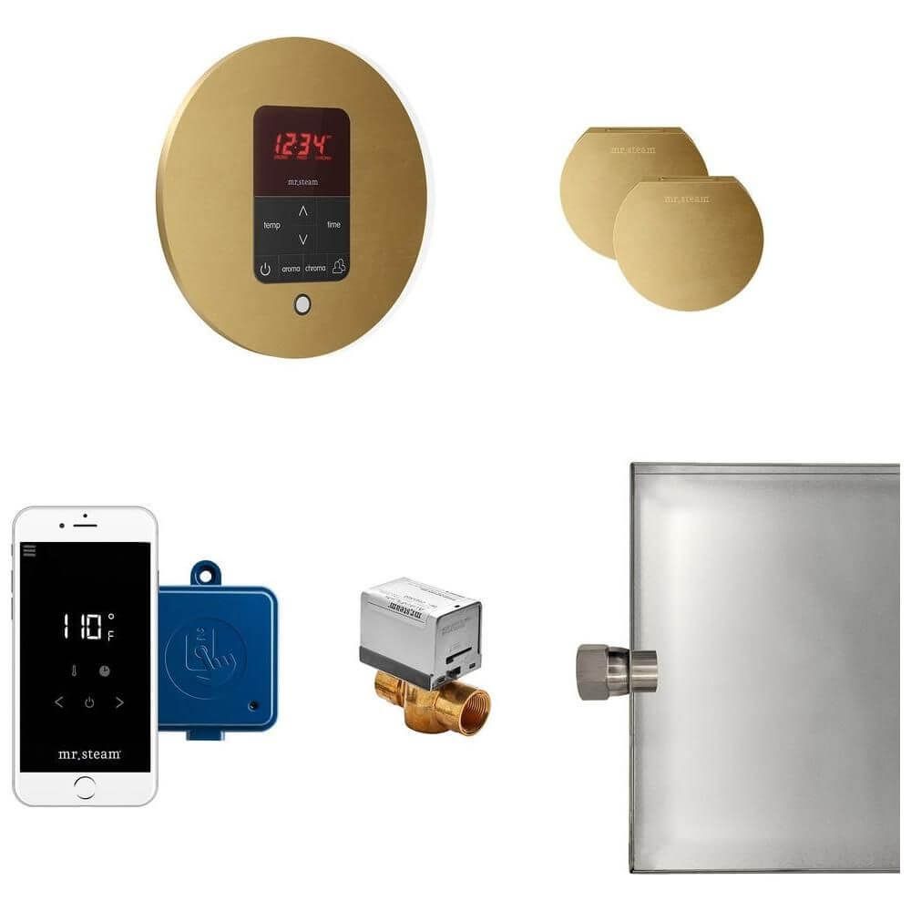Mr. Steam Butler Max Steam Shower Control Package with iTempoPlus Control and Aroma Designer SteamHead Round, view 9, RecovAthlete