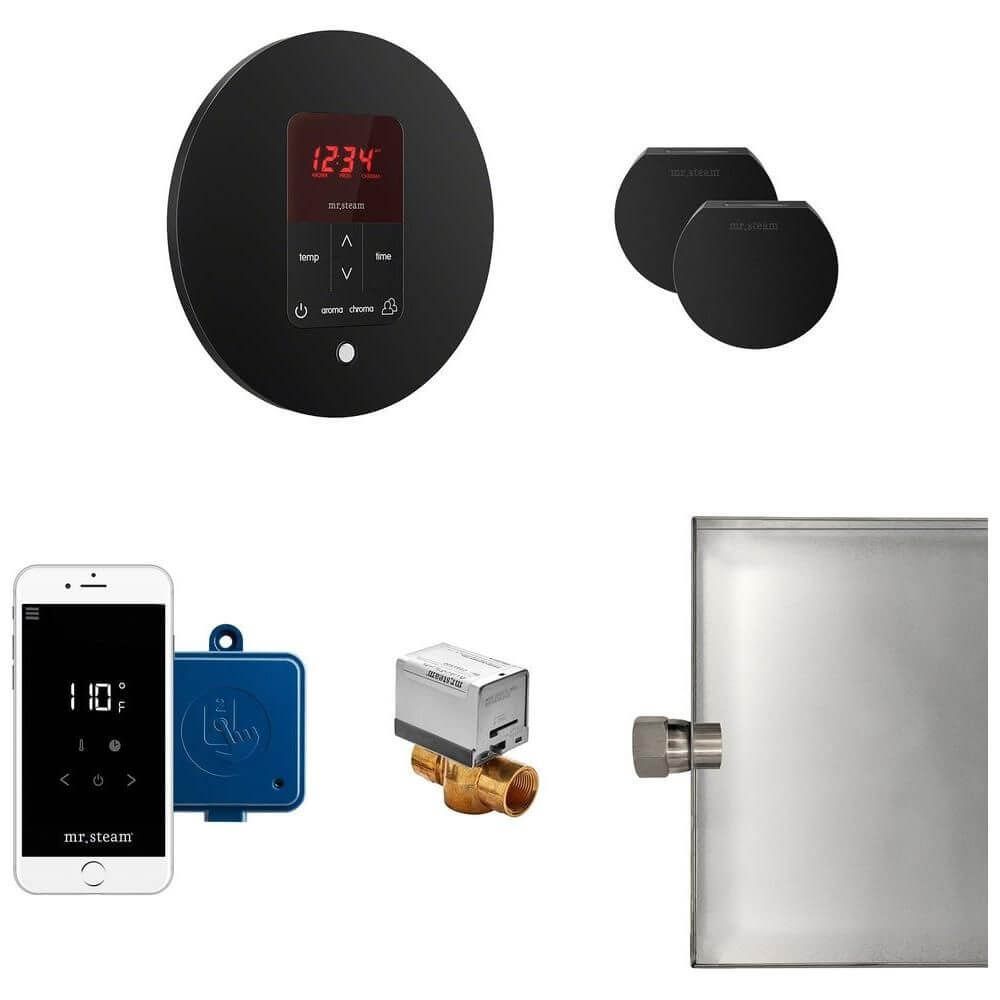 Mr. Steam Butler Max Steam Shower Control Package with iTempoPlus Control and Aroma Designer SteamHead Round, view 4, RecovAthlete
