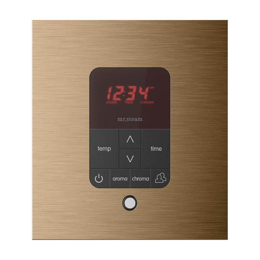 Mr. Steam iTempoPlus Steam Shower Control and Aroma Designer SteamHead Square, view 2, RecovAthlete