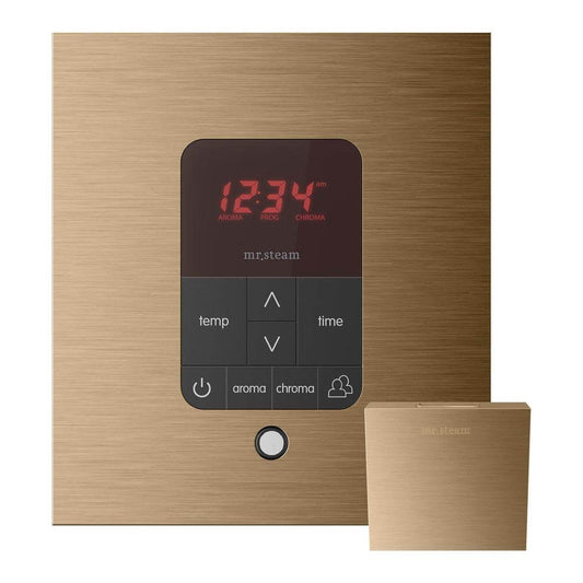 Mr. Steam iTempoPlus Steam Shower Control and Aroma Designer SteamHead Square, RecovAthlete