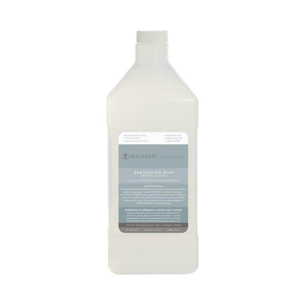 Mr. Steam Mint Essential Aroma Oil in 1 Liter Gallon, RecovAthlete