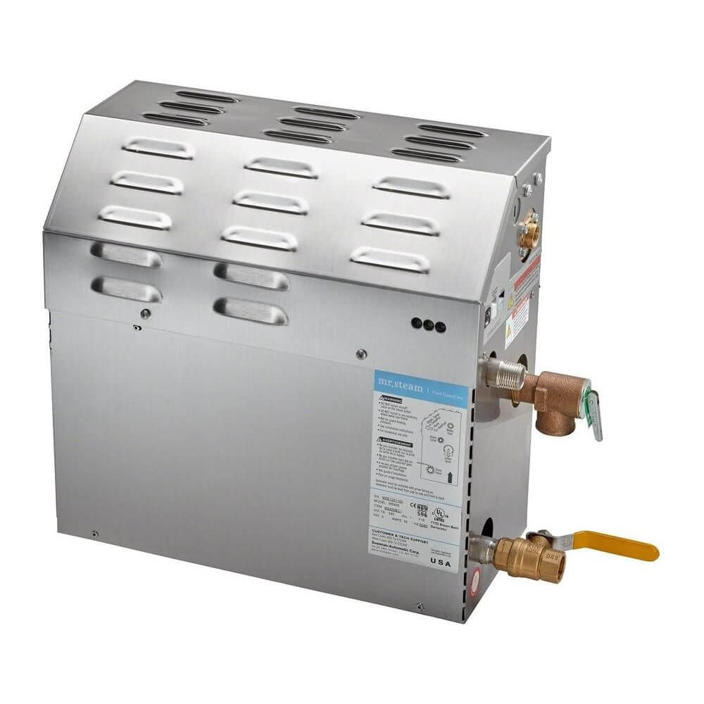 Mr. Steam MS 9 kW (9000 W) Steam Shower Generator of 240 Volt & 1-Phase, RecovAthlete