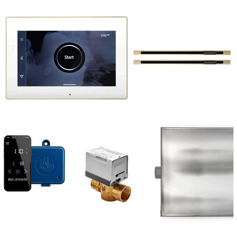 Mr. Steam XButler Max Linear Steam Shower Control Package with iSteamX Control and Linear SteamHead