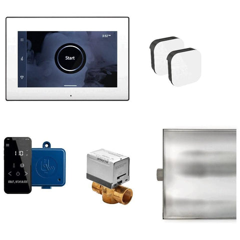 Mr. Steam XButler Max Steam Shower Control Package with iSteamX Control and Aroma Glass SteamHead